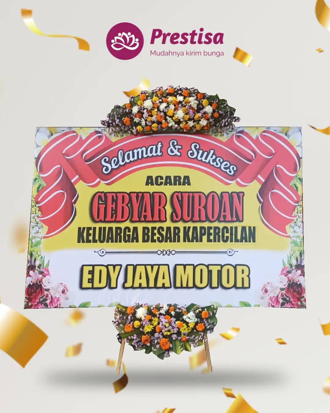 Karangan Bunga Papan – Congratulation– Blitar – 5