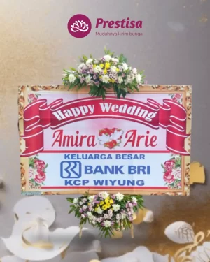 Karangan Bunga Papan – Wedding– Probolinggo – 4