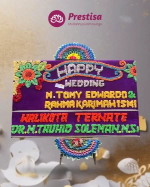 Karangan Bunga Papan – Wedding– Pekanbaru– 10