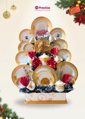 Winter Elegance Porcelain Parcel - 004