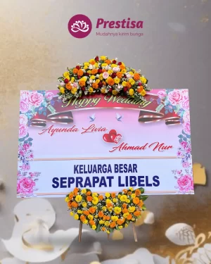 Karangan Bunga Papan – Wedding– Pasuruan – 4