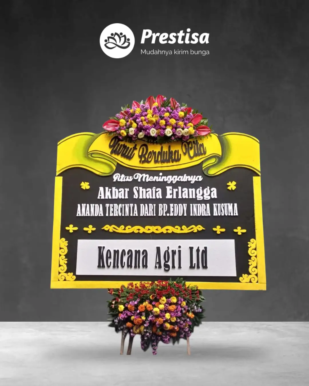 Karangan Bunga Papan – Duka Cita– Batu – 4