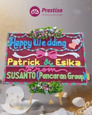 Karangan Bunga Papan – Wedding– Bandar Lampung– 8