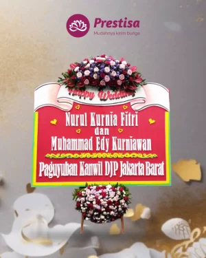 Karangan Bunga Papan – Wedding– Batu – 6