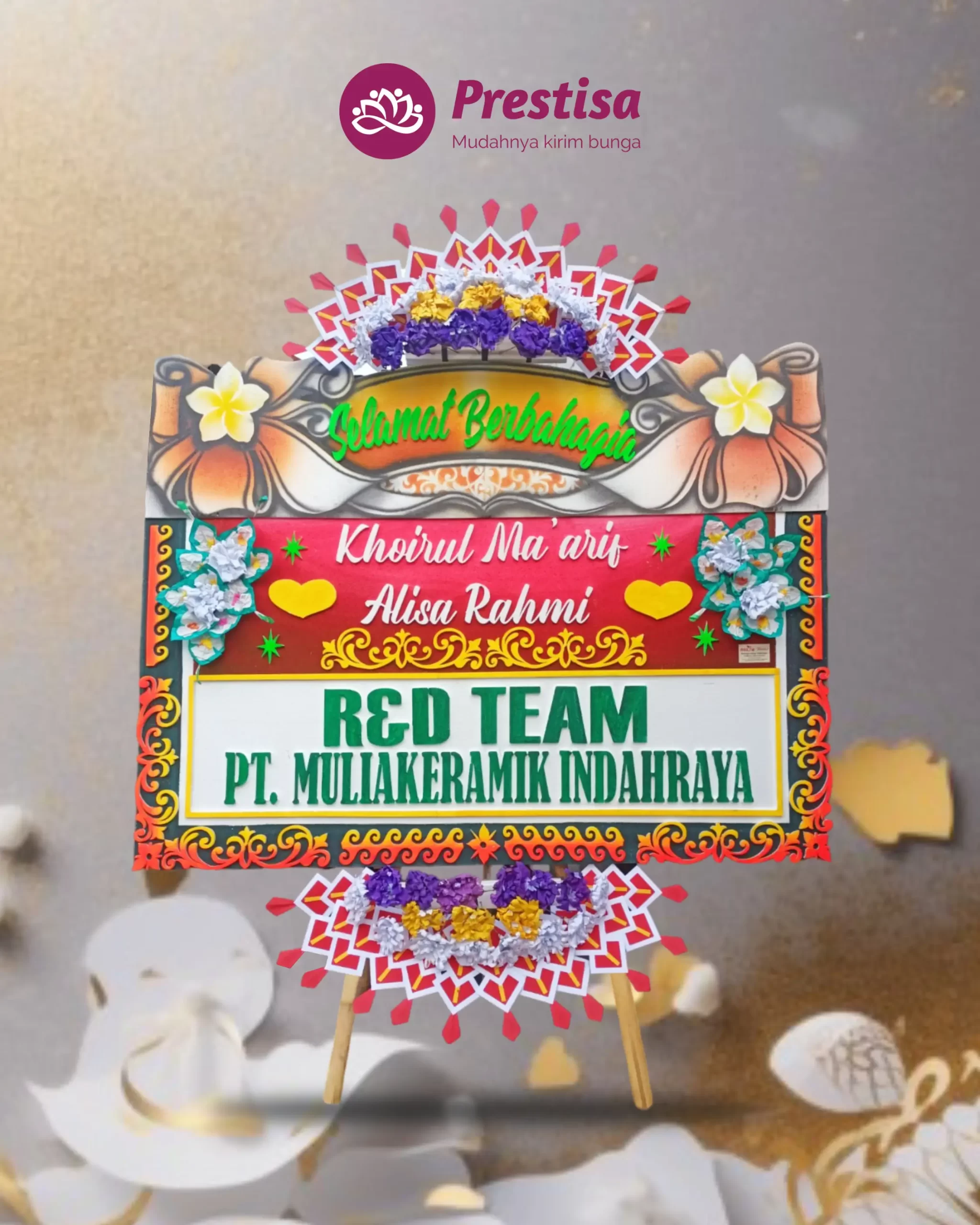 Karangan Bunga Papan – Wedding– Pekalongan – 6