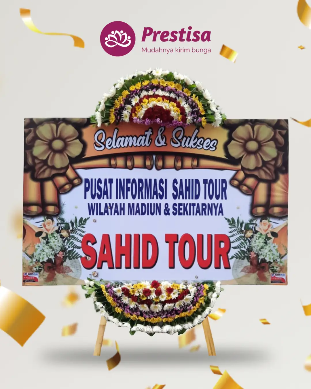 Karangan Bunga Papan – Congratulation– Madiun – 4
