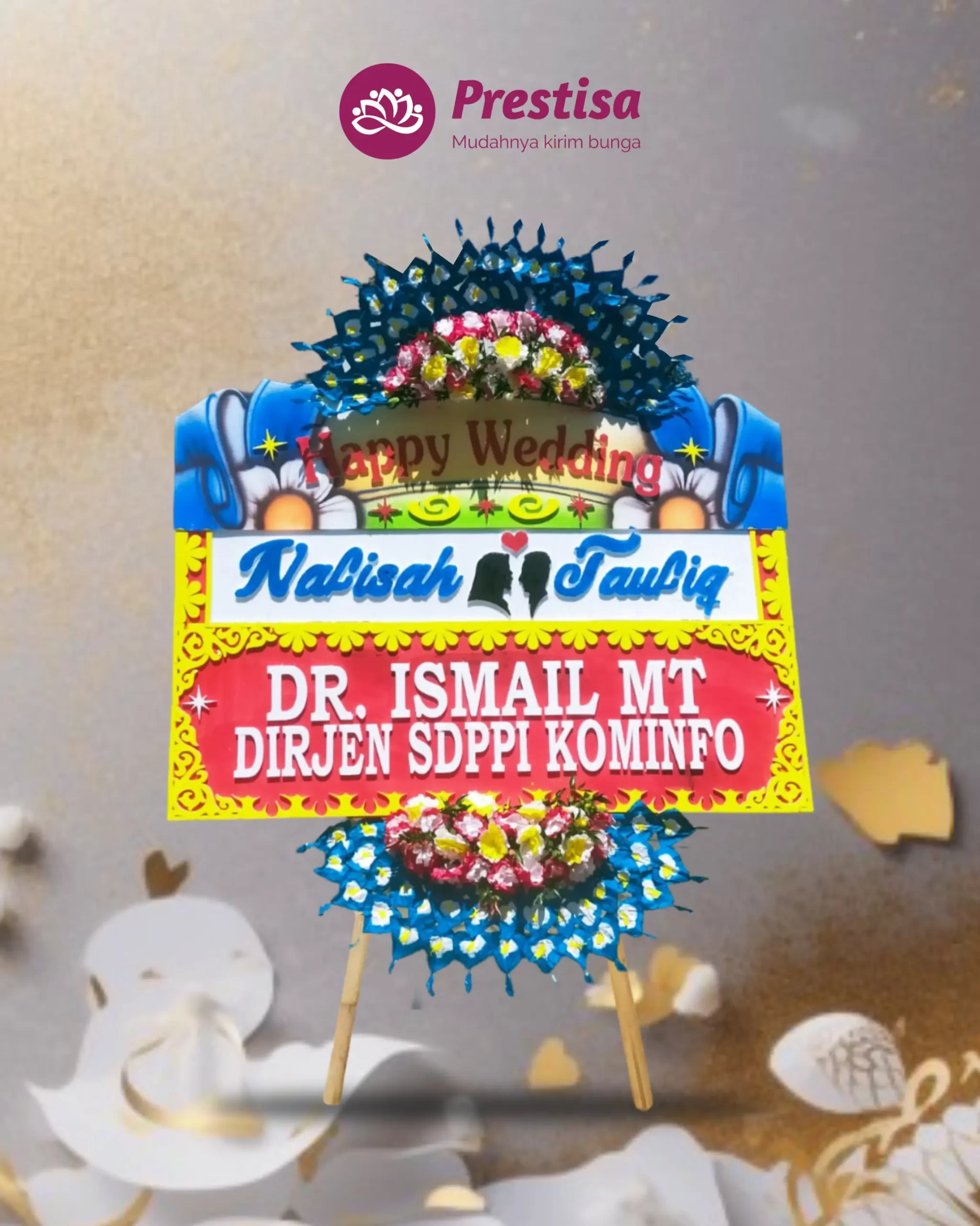 Karangan Bunga Papan – Wedding– Pekalongan – 5