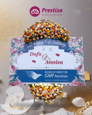 Karangan Bunga Papan – Wedding– Pasuruan – 5