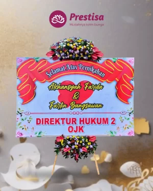 Karangan Bunga Papan – Wedding– Madiun – 5