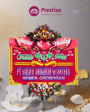 Karangan Bunga Papan – Wedding– Mojokerto – 5