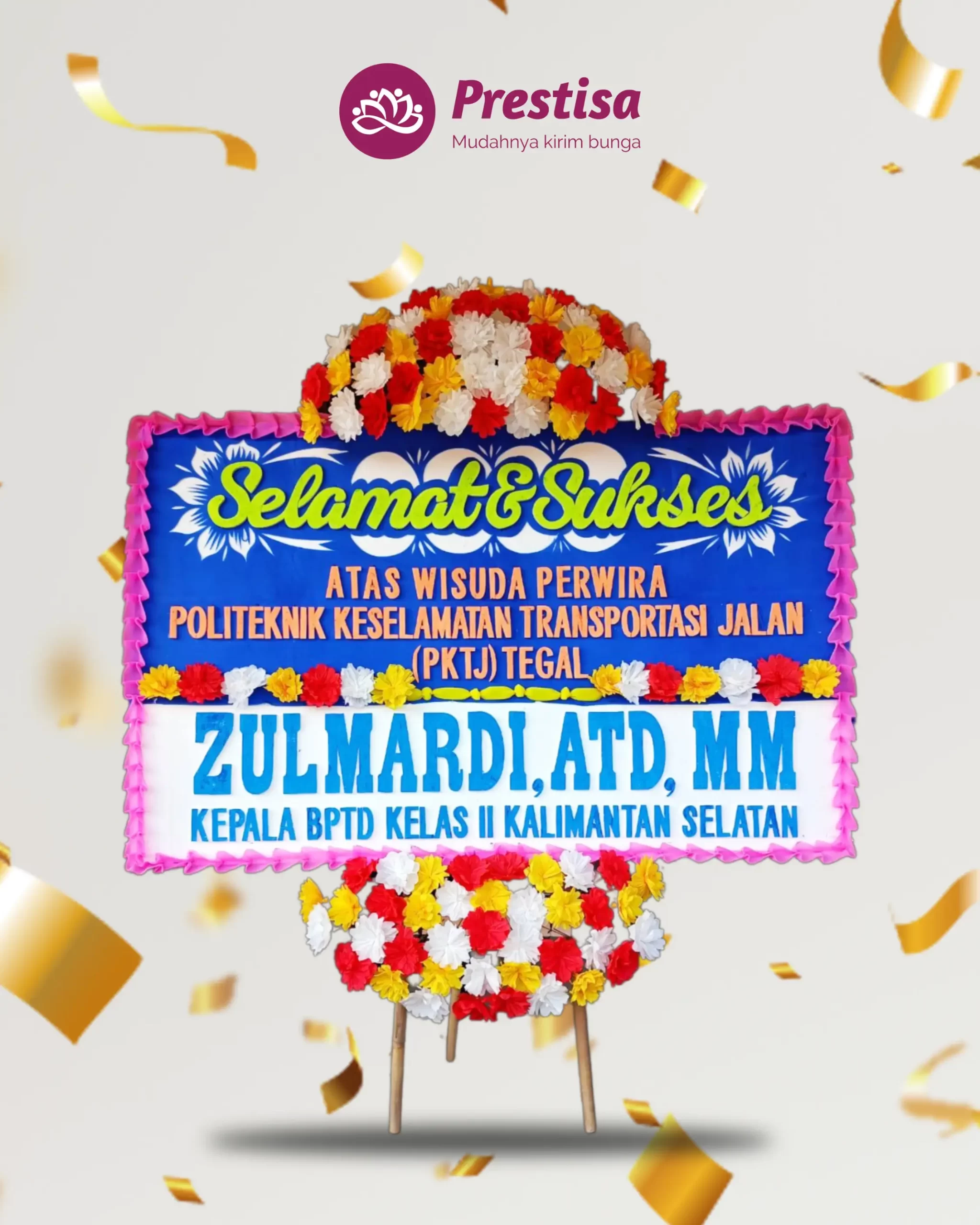 Karangan Bunga Papan – Congratulation– Tegal – 5