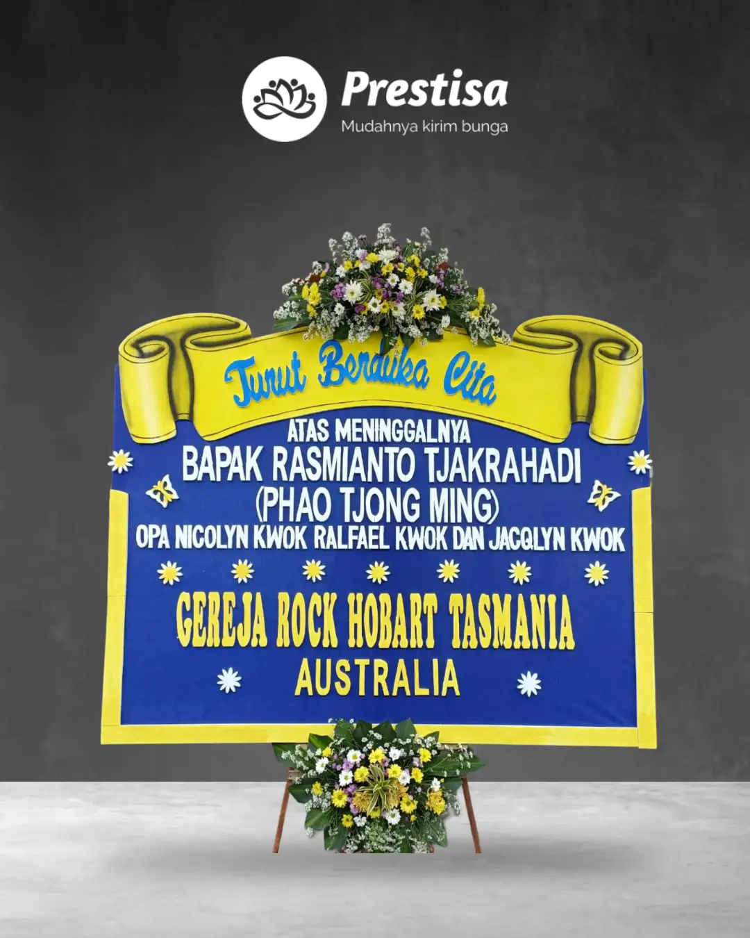 Karangan Bunga Papan – Duka Cita– Malang– 6