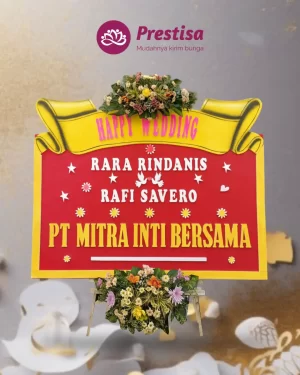 Karangan Bunga Papan – Wedding– Batu – 5