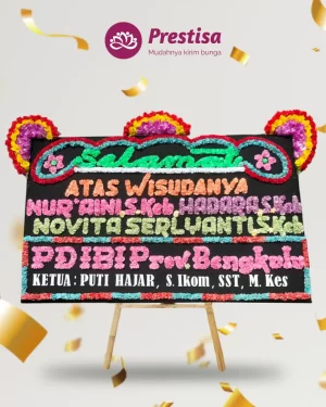 Karangan Bunga Papan – Congratulation– Bengkulu– 9