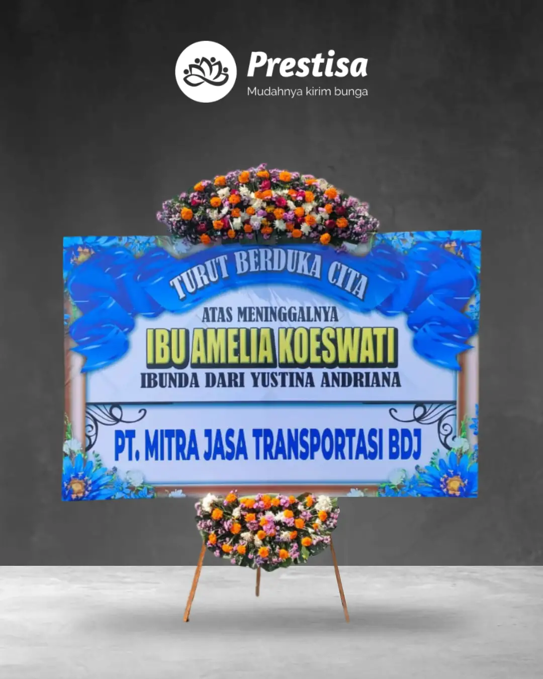 Karangan Bunga Papan – Duka Cita– Blitar – 6