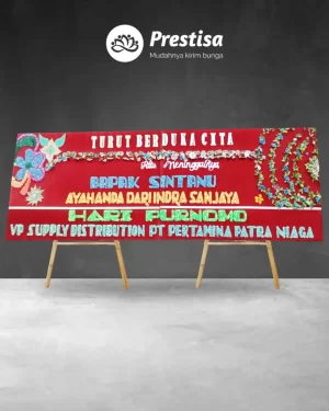 Karangan Bunga Papan – Duka Cita– Medan– 14