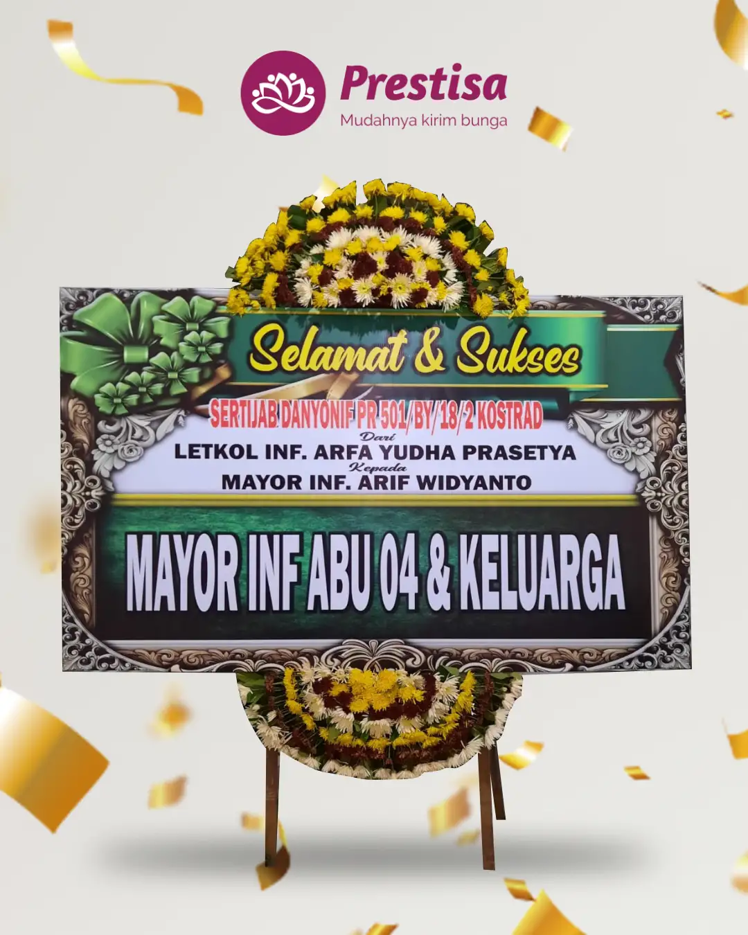 Karangan Bunga Papan – Congratulation– Pasuruan – 5