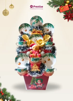 Winter Elegance Porcelain Parcel - 006