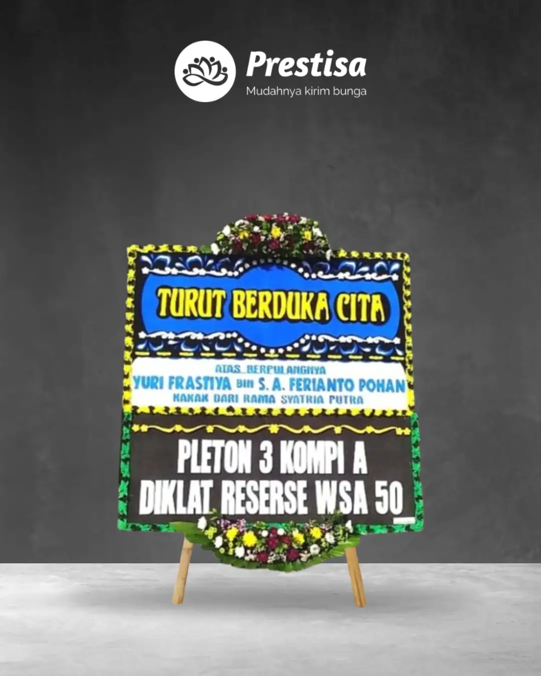 Karangan Bunga Papan – Duka Cita– Pangkal Pinang– 9