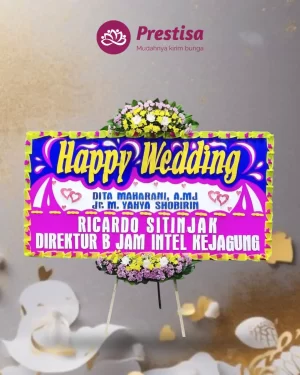 Karangan Bunga Papan – Wedding– Pangkal Pinang– 3