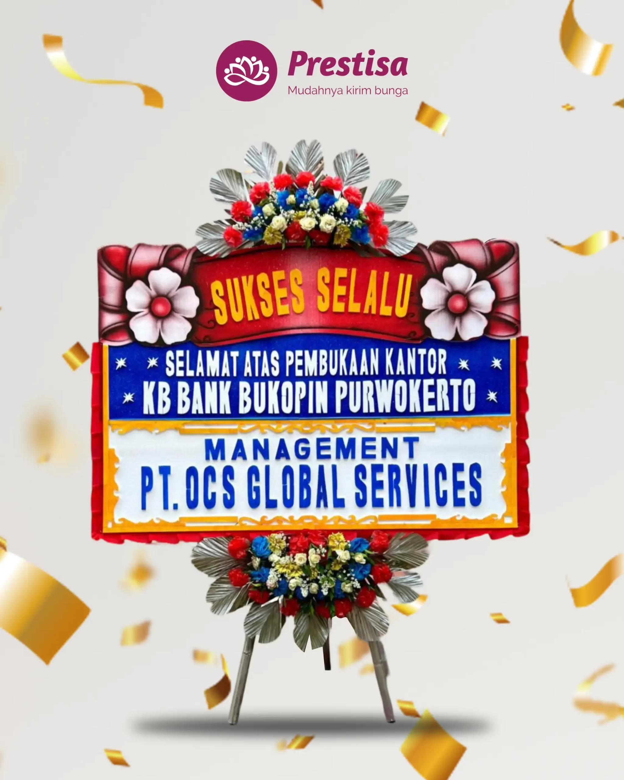 Karangan Bunga Papan – Congratulation – Cilacap – 6