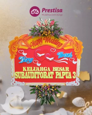 Karangan Bunga Papan – Wedding– Mojokerto – 6