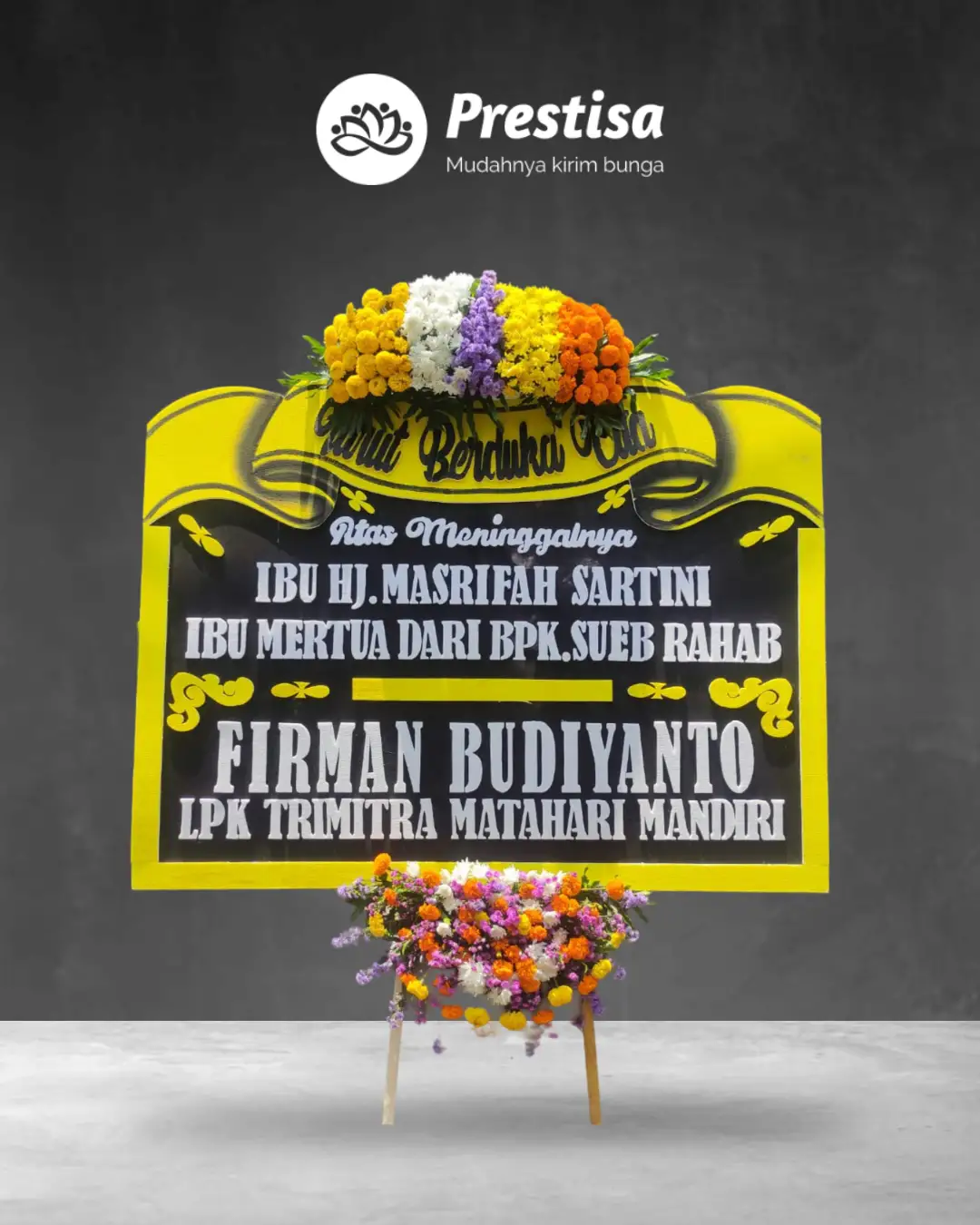 Karangan Bunga Papan – Duka Cita– Batu – 5