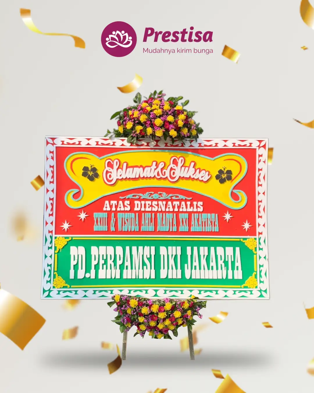 Karangan Bunga Papan – Congratulation– Magelang – 6