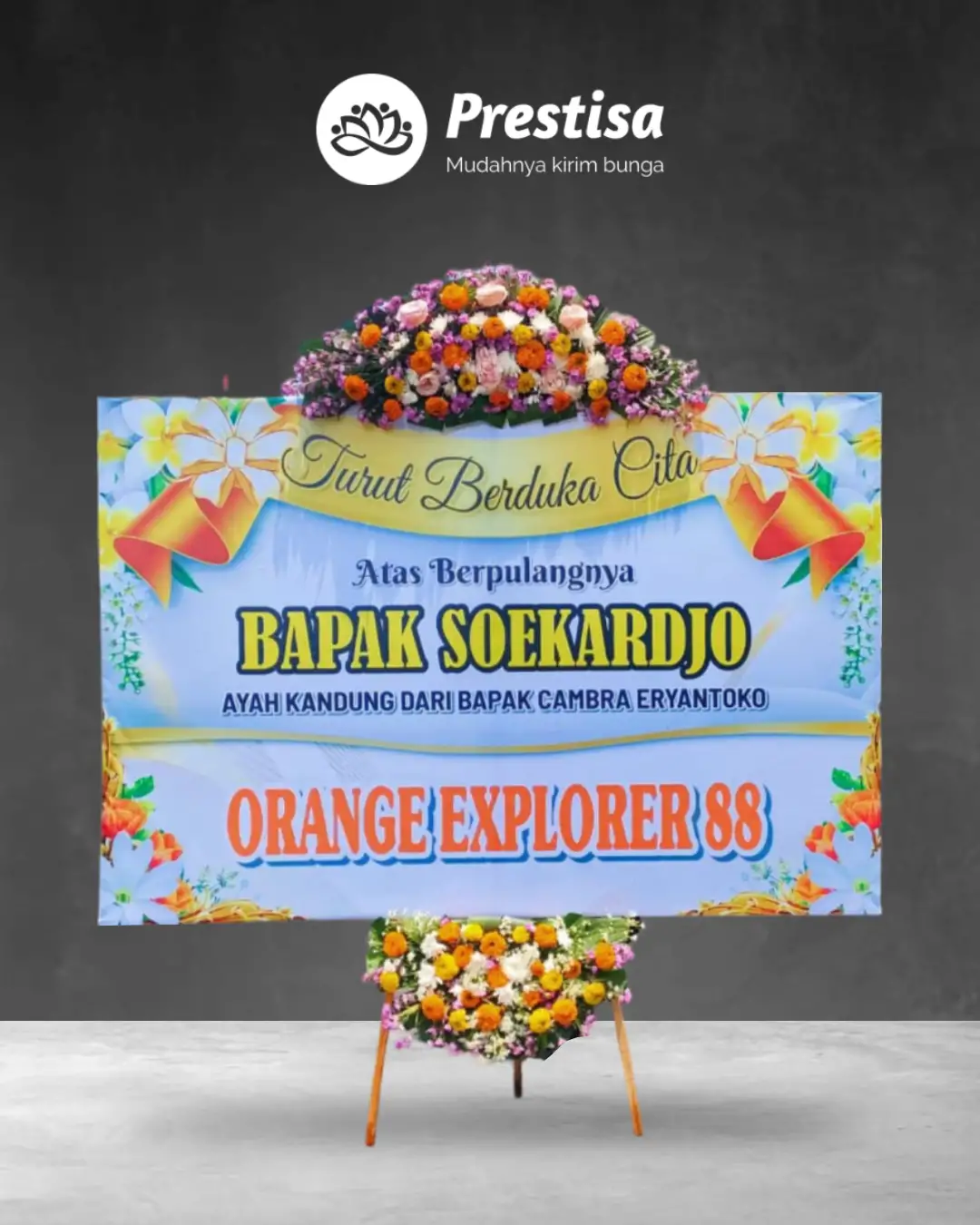 Karangan Bunga Papan – Duka Cita– Madiun – 4