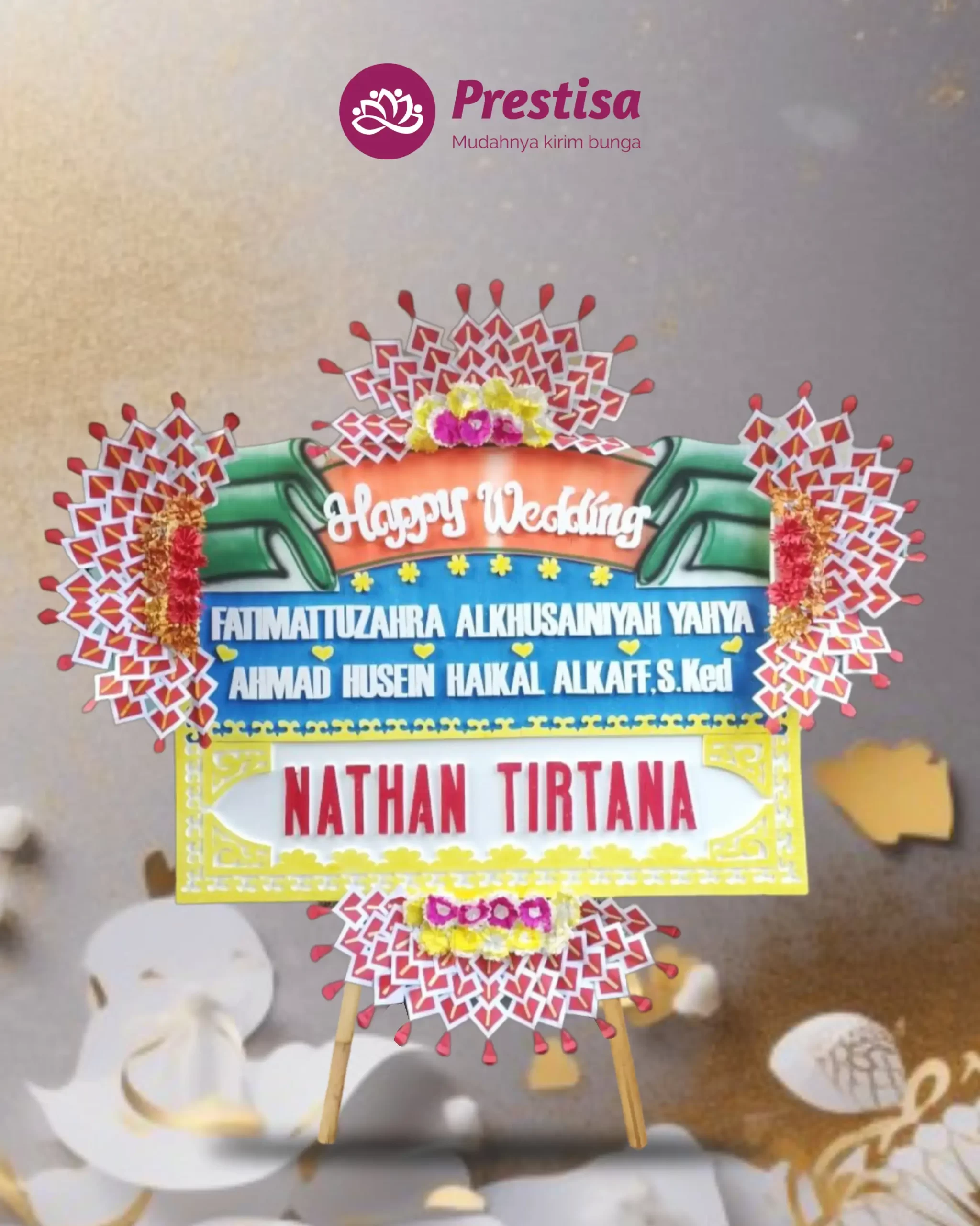 Karangan Bunga Papan – Wedding– Pekalongan – 7