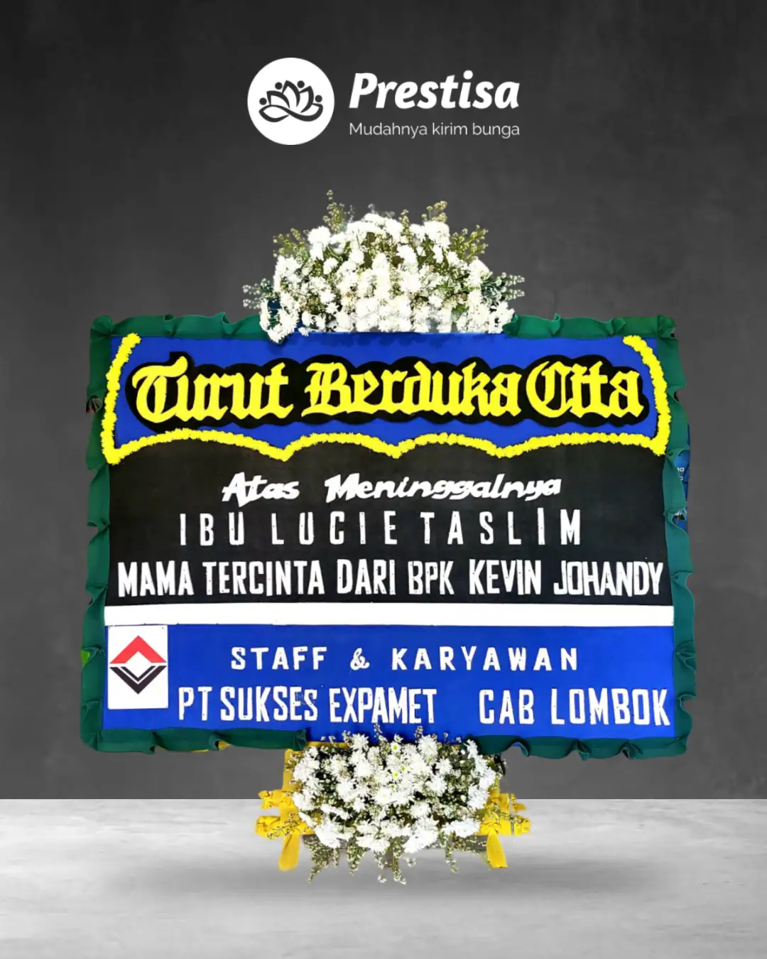 Karangan Bunga Papan – Duka Cita– Palembang– 10