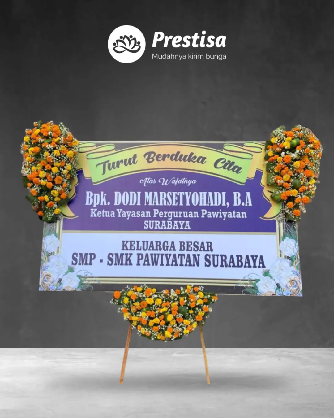 Karangan Bunga Papan – Duka Cita– Sidoarjo – 9