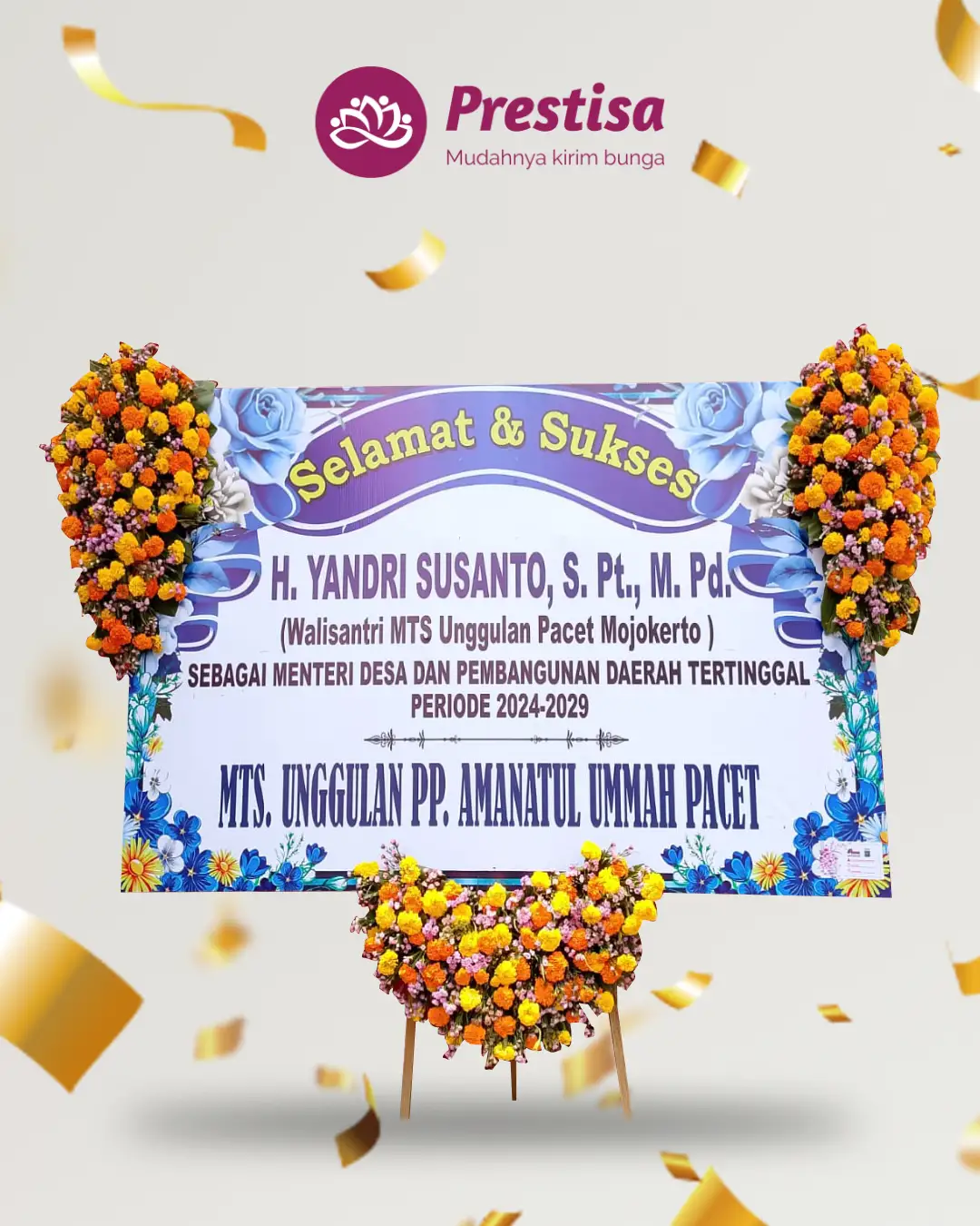 Karangan Bunga Papan – Congratulation– Pasuruan – 7