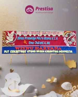 Karangan Bunga Papan – Wedding– Pekanbaru– 2