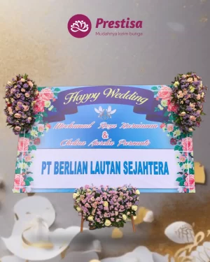 Karangan Bunga Papan – Wedding– Pasuruan – 7