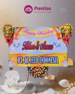 Karangan Bunga Papan – Wedding– Madiun – 9