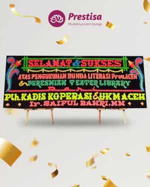 Karangan Bunga Papan – Congratulation– Banda Aceh– 5