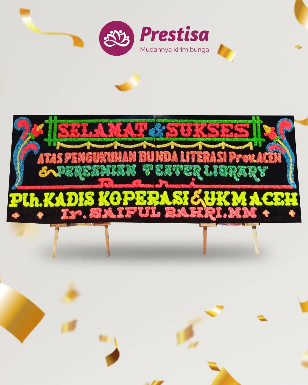 Karangan Bunga Papan – Congratulation– Banda Aceh– 5