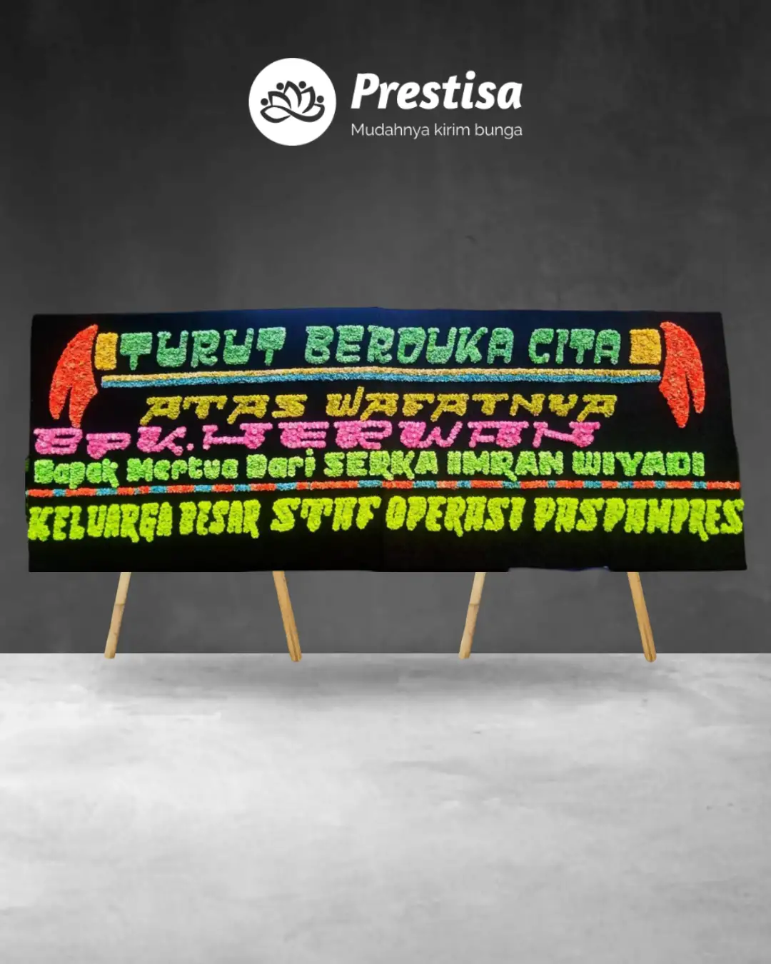 Karangan Bunga Papan – Duka Cita– Batam– 6