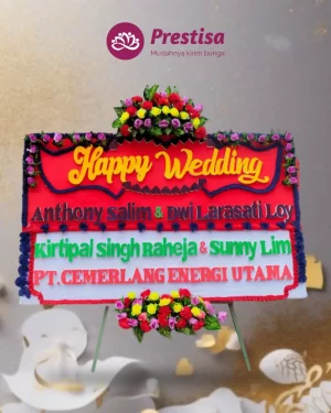 Karangan Bunga Papan – Wedding– Bandar Lampung– 14