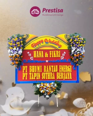 Karangan Bunga Papan – Wedding– Batu – 7