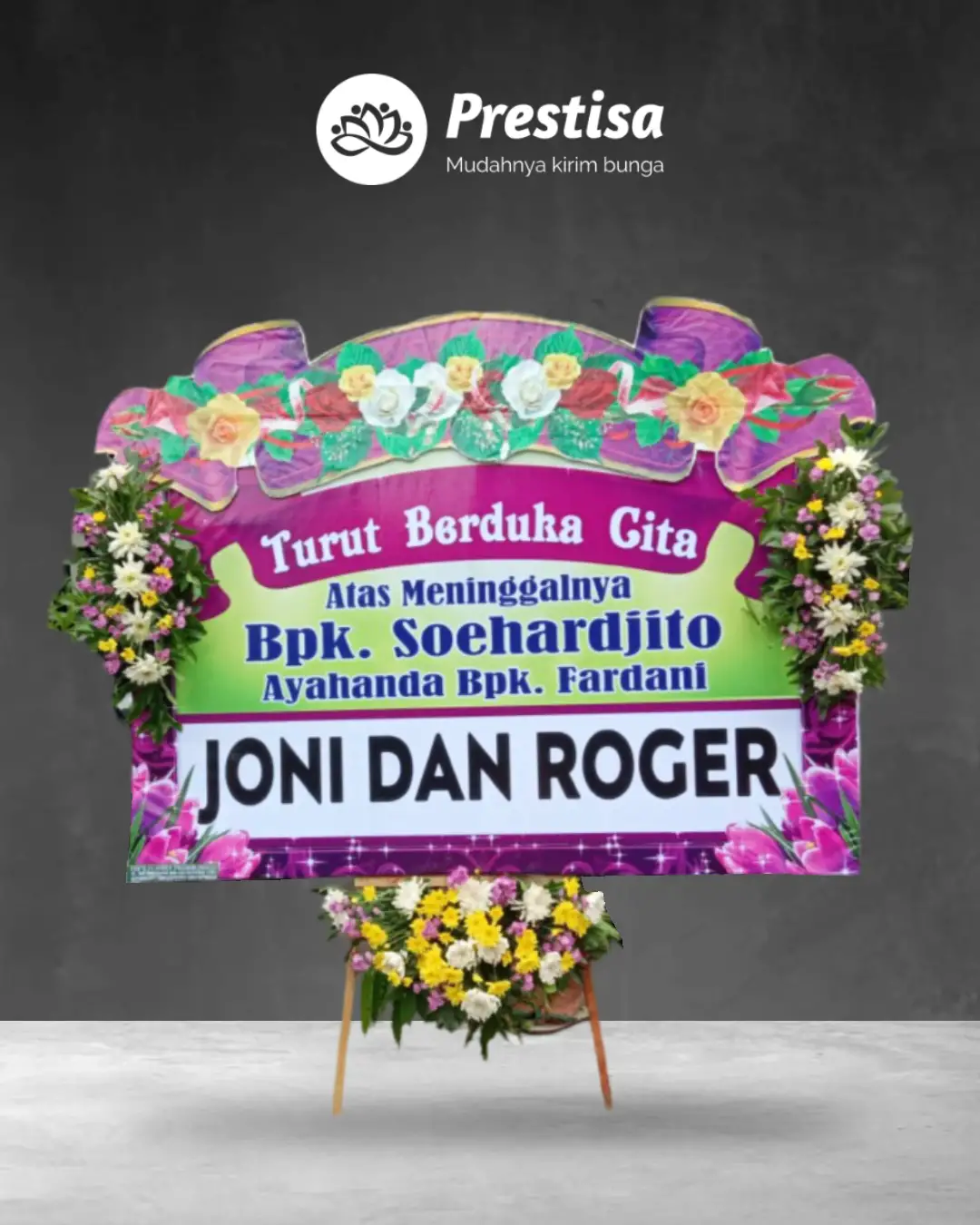 Karangan Bunga Papan – Duka Cita– Probolinggo – 7