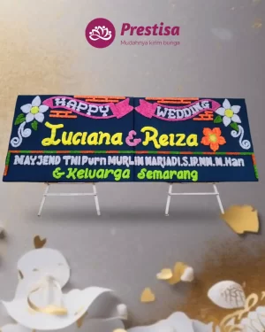 Karangan Bunga Papan – Wedding– Bengkulu– 5