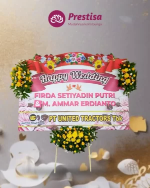Karangan Bunga Papan – Wedding– Probolinggo – 8