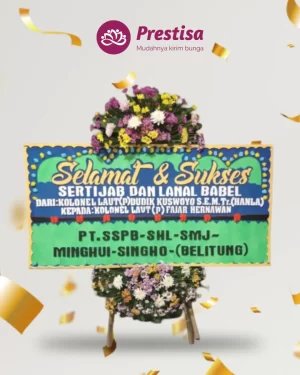 Karangan Bunga Papan – Congratulation– Pangkal Pinang– 6