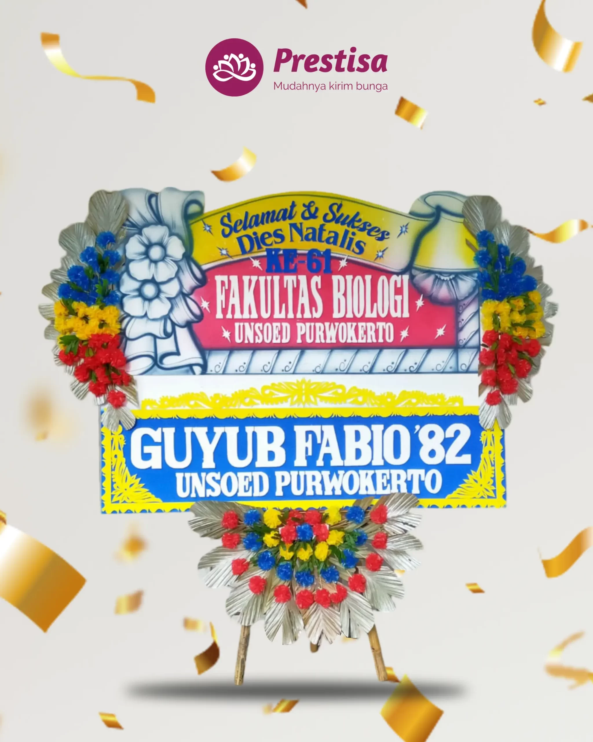 Karangan Bunga Papan – Congratulation – Cilacap – 8