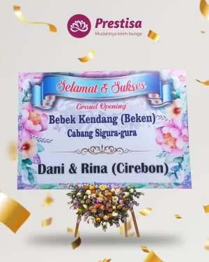 Karangan Bunga Papan – Congratulation– Batu – 1