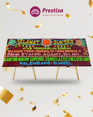 Karangan Bunga Papan – Congratulation– Bengkulu– 5