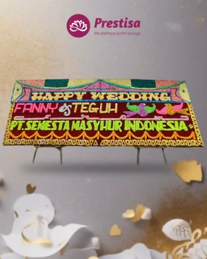 Karangan Bunga Papan – Wedding– Bengkulu– 4