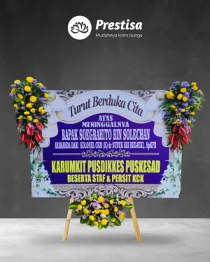 Karangan Bunga Papan – Duka Cita– Madiun – 7